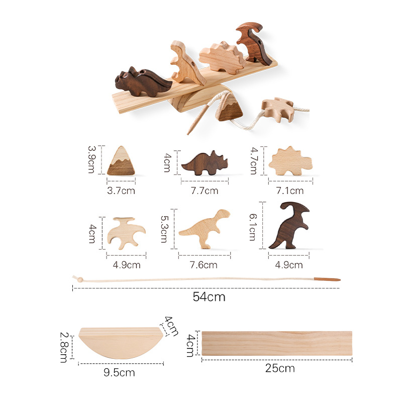 Wooden Animal Stacking Toy