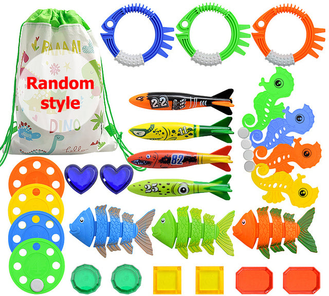 Summer Pool Diving Toys For Kids - Underwater Gem Set