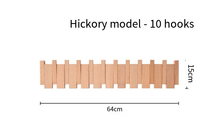 Piano Key Wall Coat Rack (One Piece)