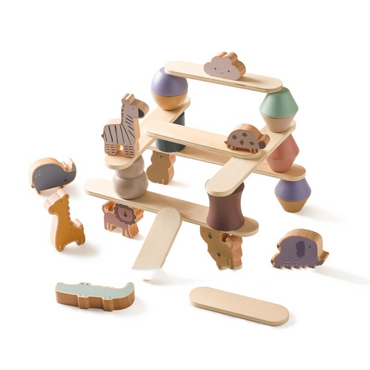 Wooden Animal Stacking Toy