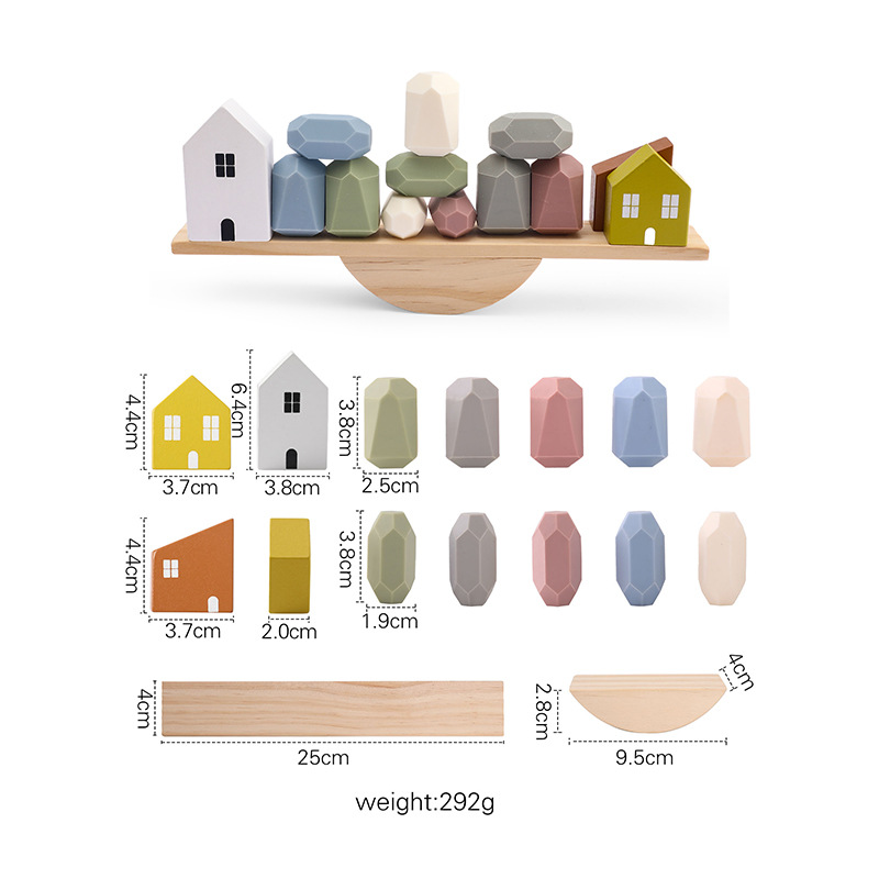 Wooden Animal Stacking Toy