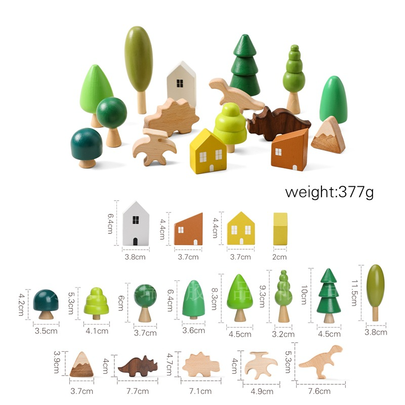 Wooden Animal Stacking Toy