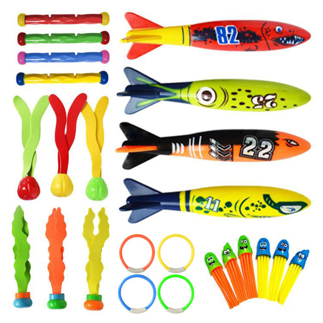 Summer Pool Diving Toys For Kids - Underwater Gem Set