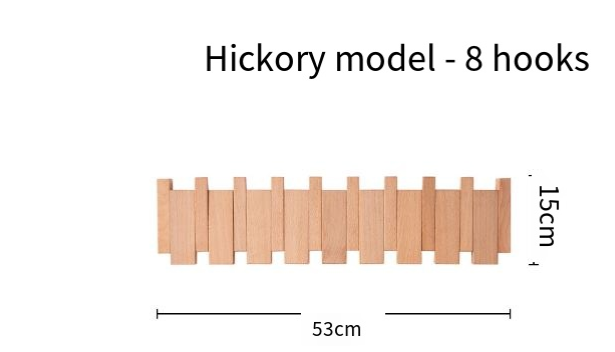 Piano Key Wall Coat Rack (One Piece)
