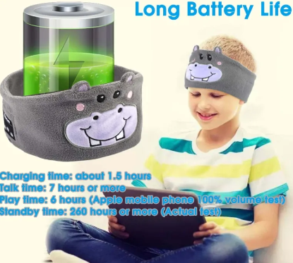 Bluetooth Animal Headband Sleep Mask