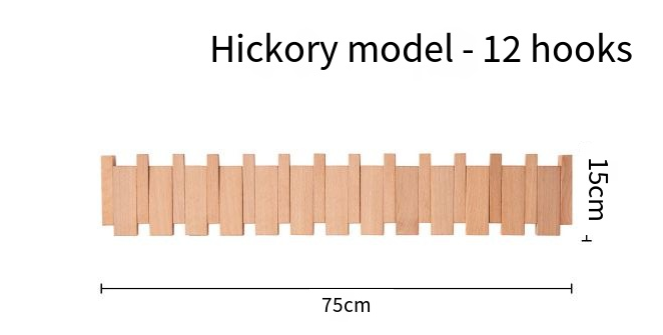 Piano Key Wall Coat Rack (One Piece)