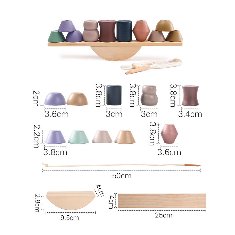 Wooden Animal Stacking Toy