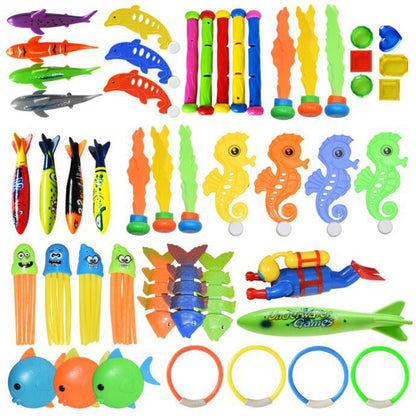 Summer Pool Diving Toys For Kids - Underwater Gem Set