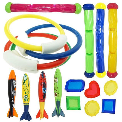 Summer Pool Diving Toys For Kids - Underwater Gem Set